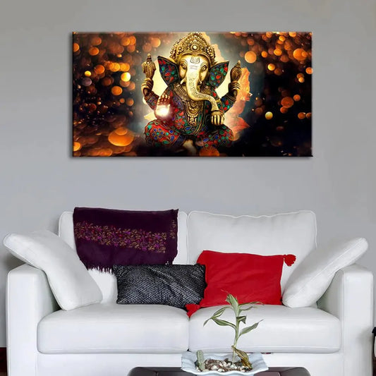 Shri Ganesh Canvas Painting for Living Room