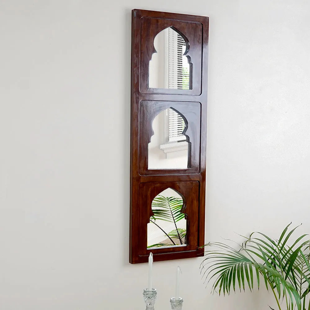 Traditional Designer Jharokha Wooden Wall Mirror