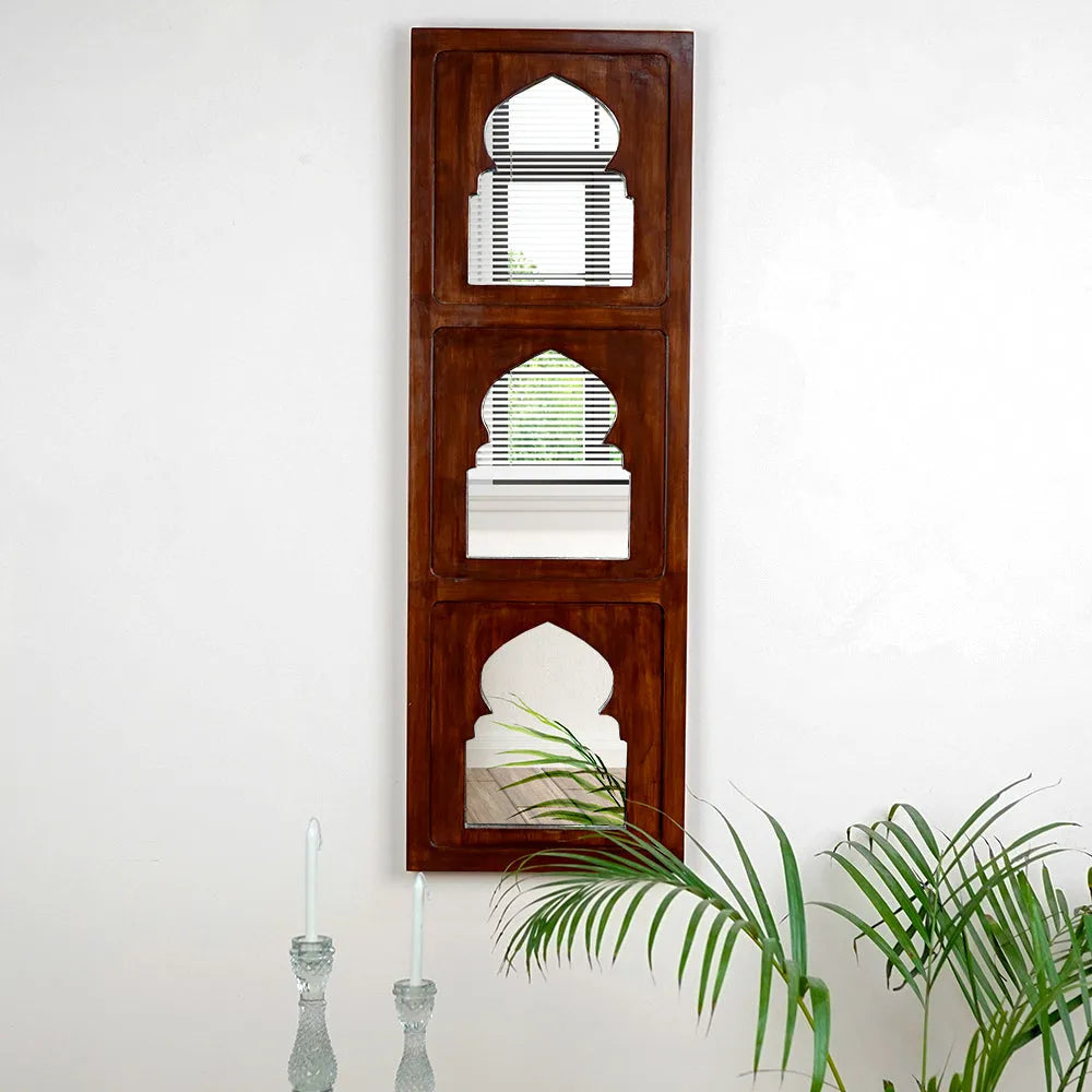 Traditional Designer Jharokha Wooden Wall Mirror