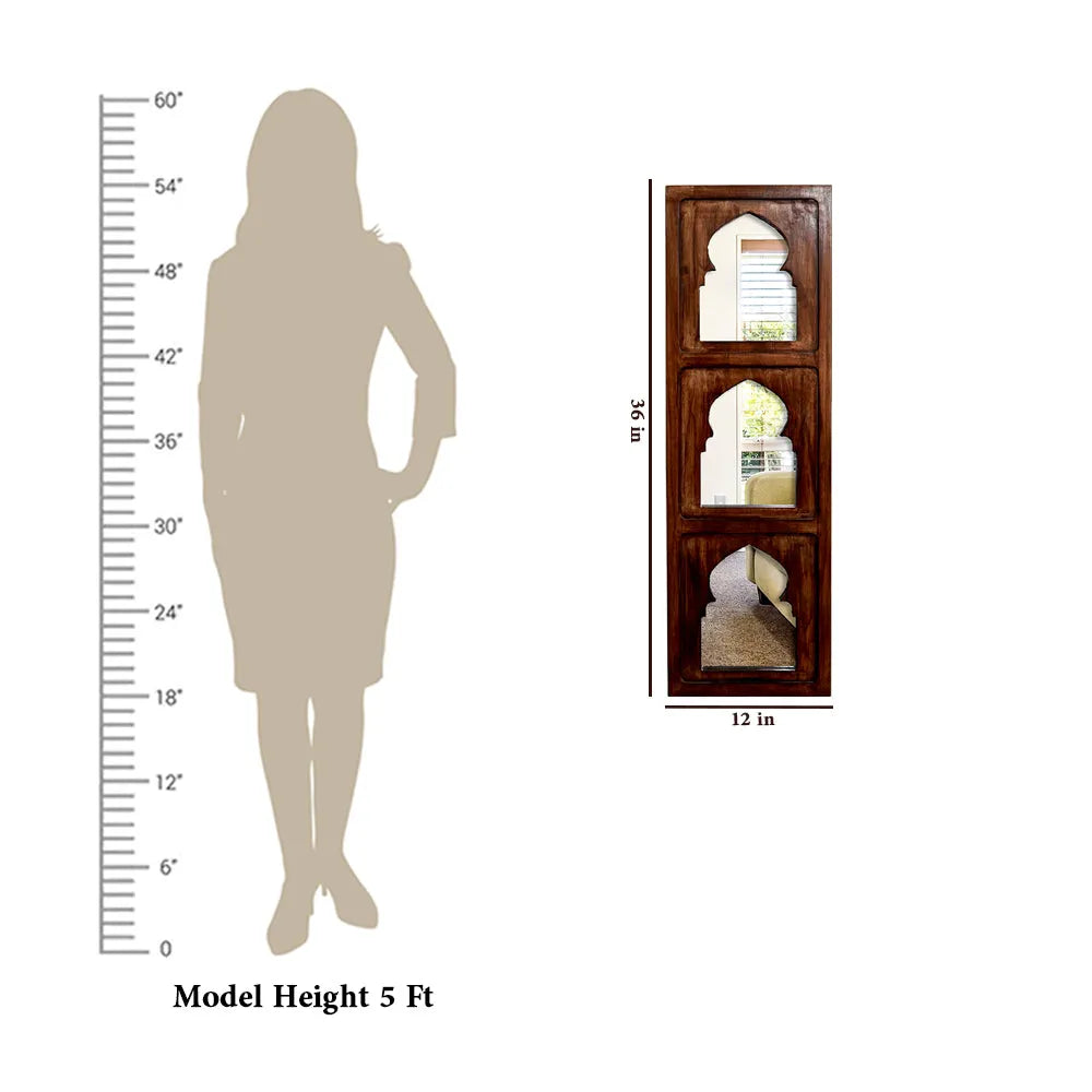 Traditional Designer Jharokha Wooden Wall Mirror