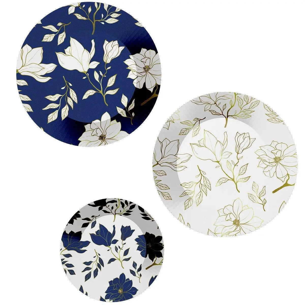 Luxury Floral Design Decorative Wall Plates, Wall Hanging Plate