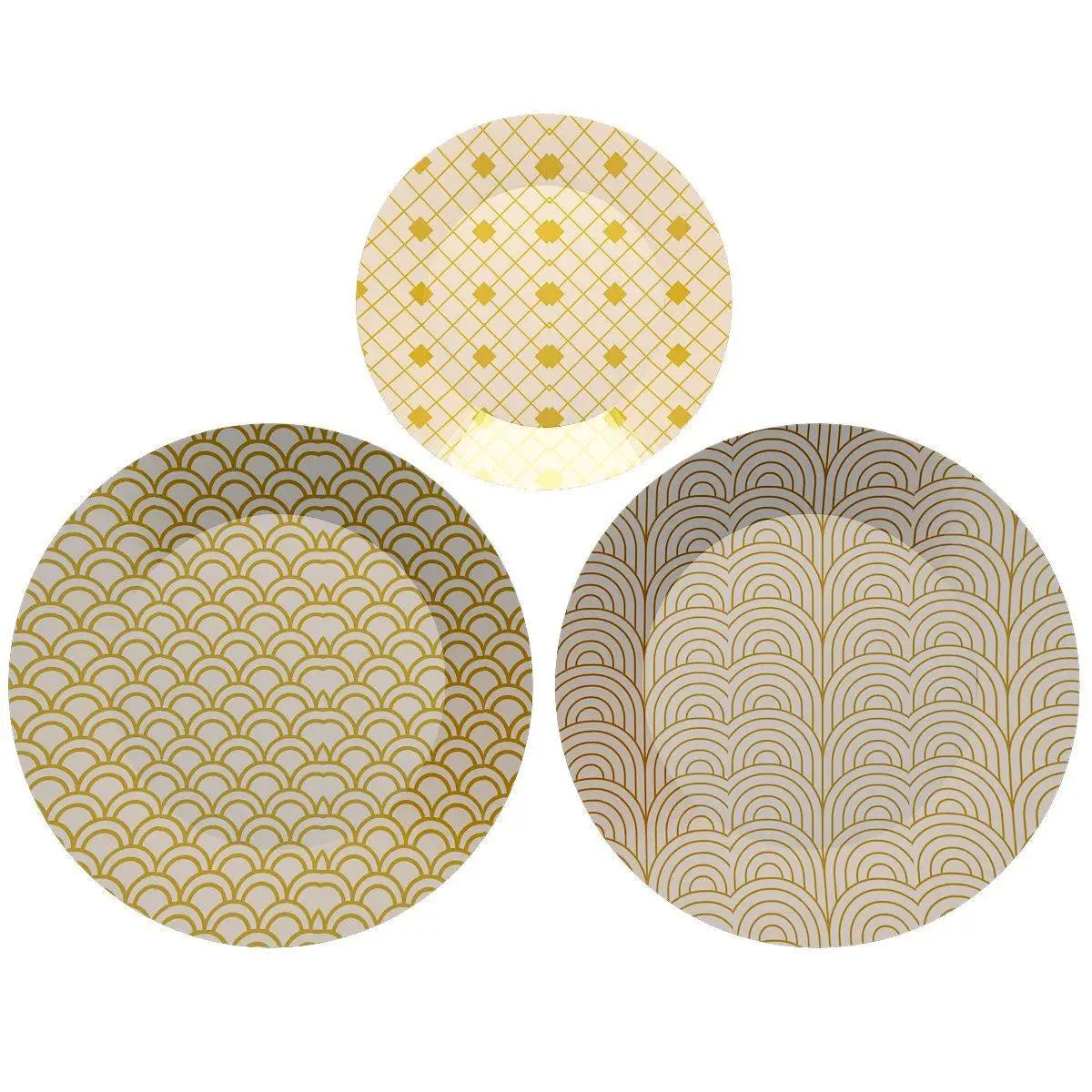 Decorative Wall Plates With Lattice Pattern Design Art' Wall Hanging.