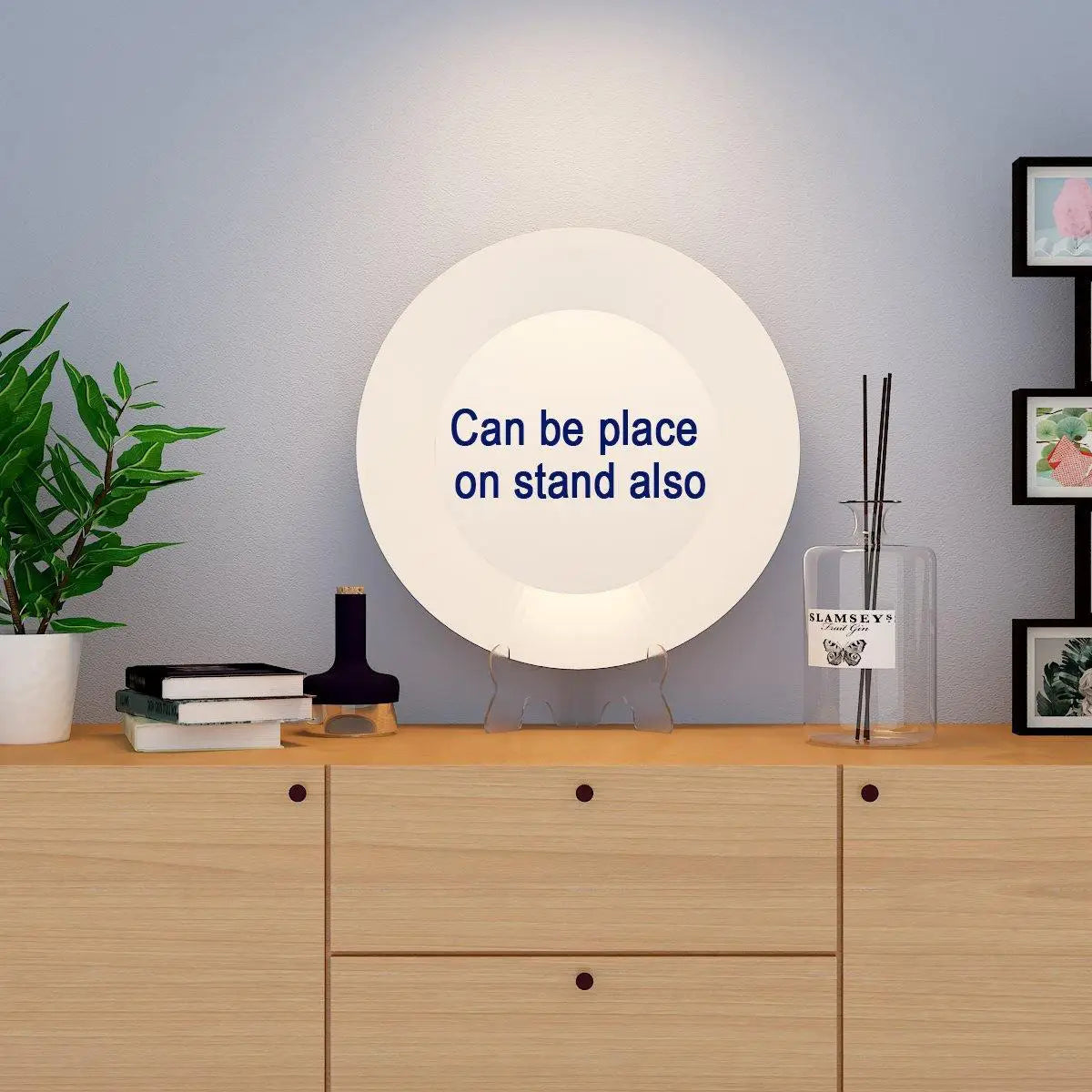 Luxury Finish Decorative Wall Plates With Different Scenery Art , Wall Hanging Plate