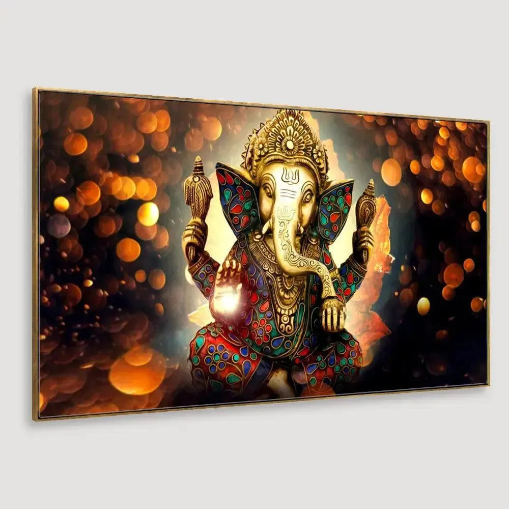 Shri Ganesh Canvas Painting for Living Room