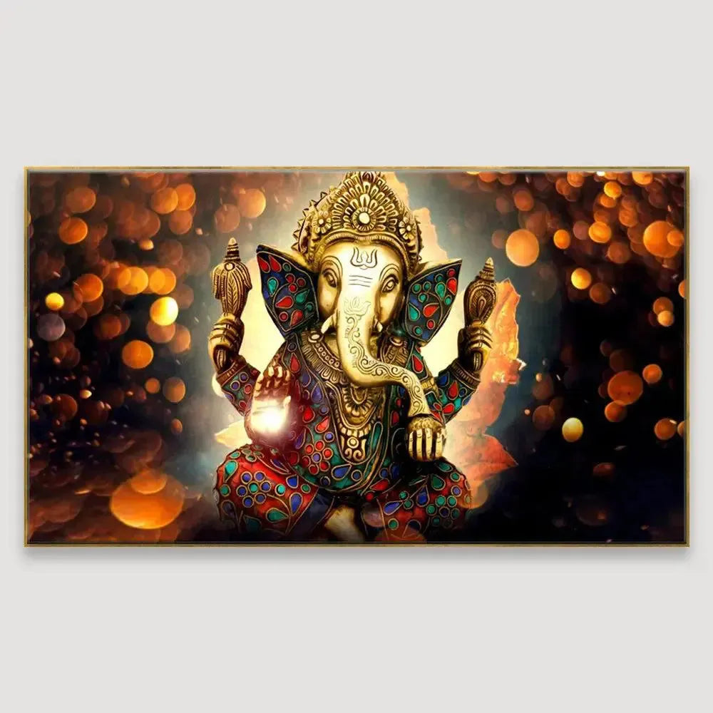 Shri Ganesh Canvas Painting for Living Room